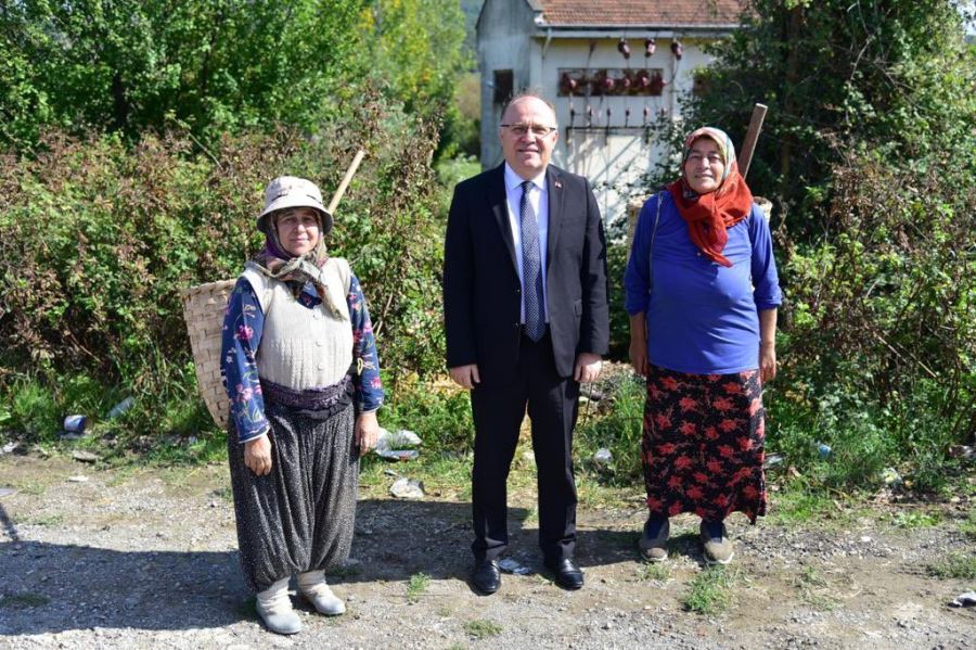 VALİ MAKAMINDA AĞIRLADI