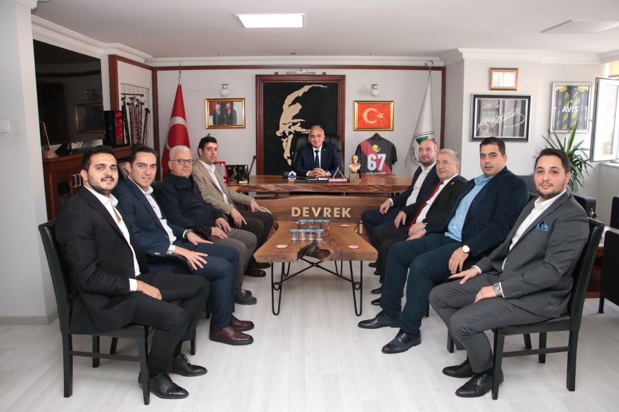 DEVREK TSO YENİ YÖNETİMİNDEN BAŞKAN BOZKURT’A ZİYARET