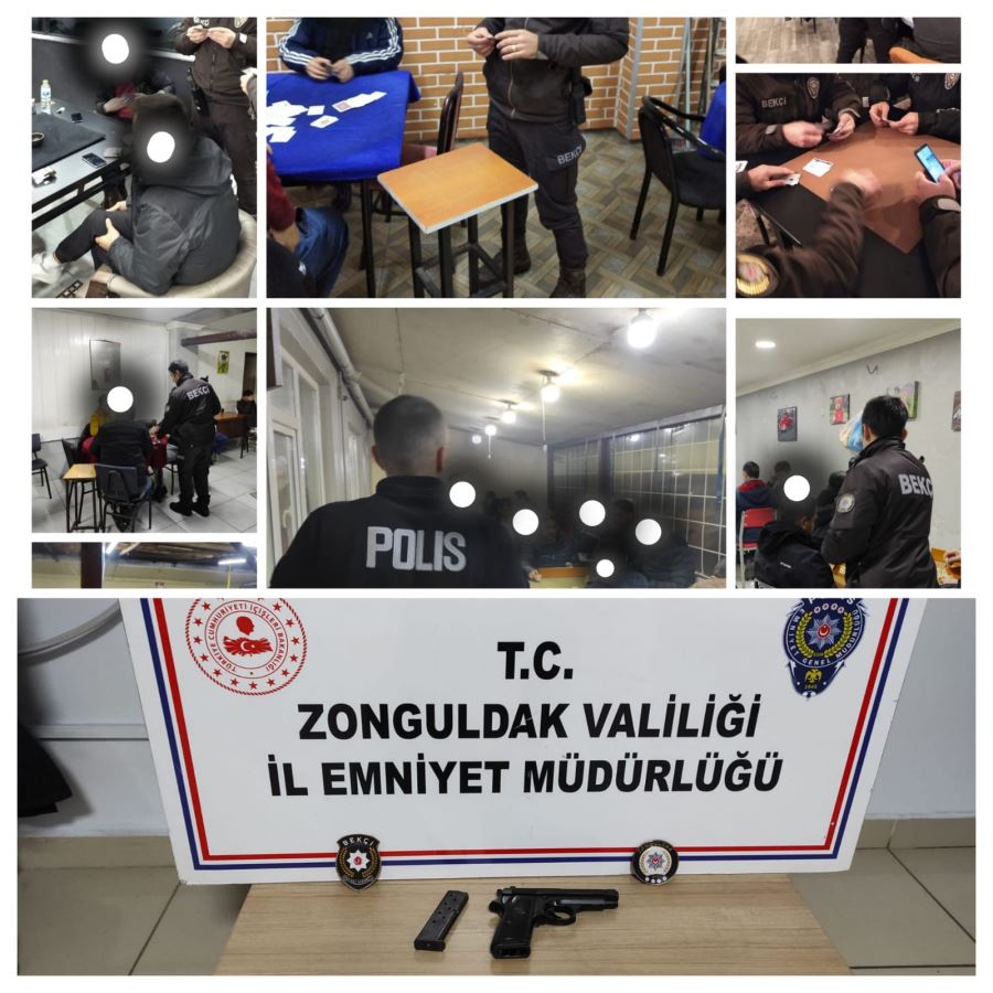 İl Emniyet Müdürlüğünden Kumar;Bahis;Sigara denetimleri