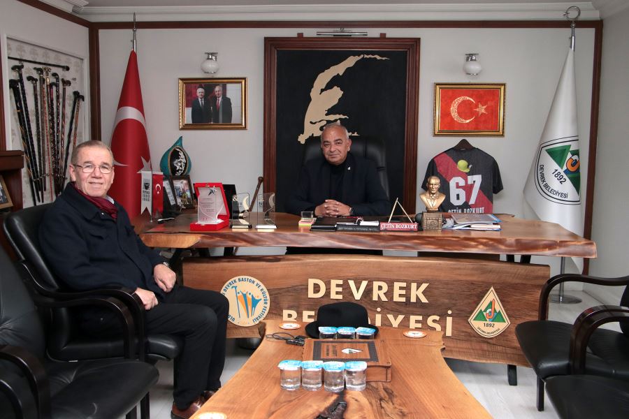 ESKİ BAKAN GEMİCİ’DEN DEVREK BELEDİYESİNE ZİYARET