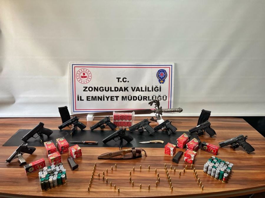 Zonguldak İl Emniyet Müdürlüğü SİLİNDİR operasyonu 