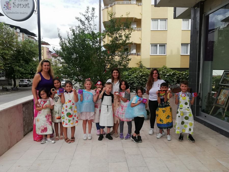 Çocuklar sanatla da tanıştı