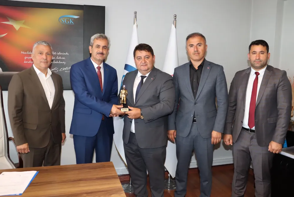 GMİS YÖNETİM KURULUNDAN SGK İL MÜDÜRÜNE ZİYARET   