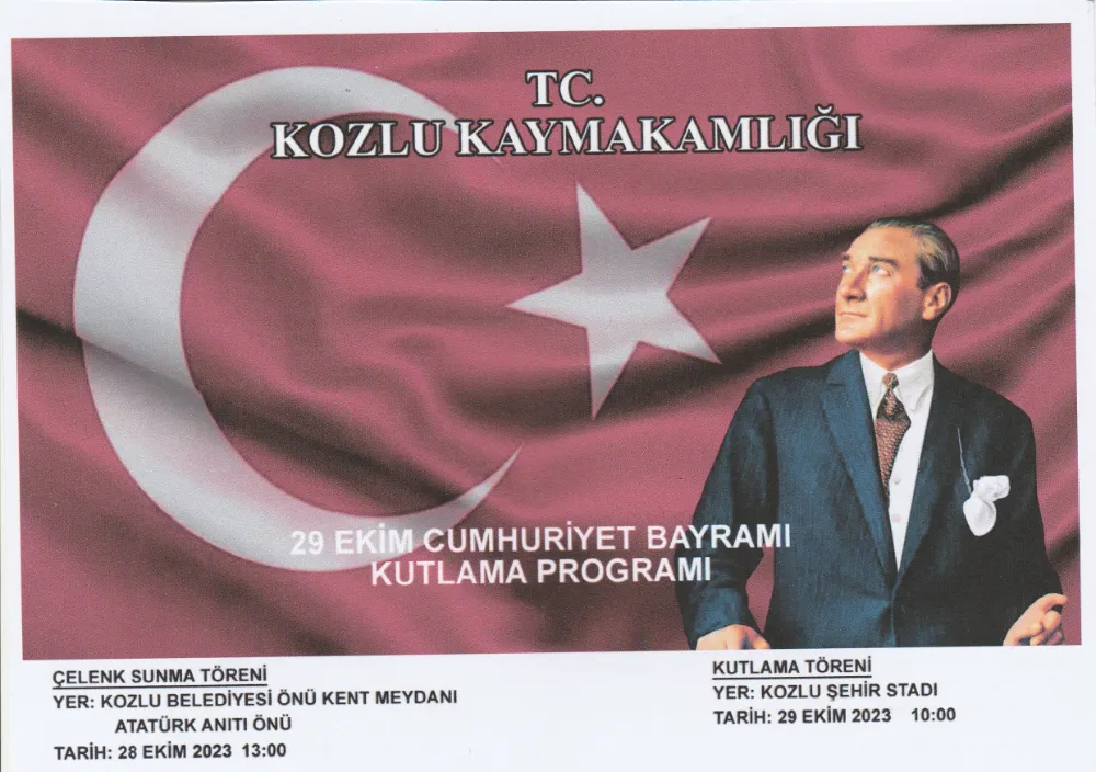 Cumhuriyet Bayramımız Kutlu Olsun.