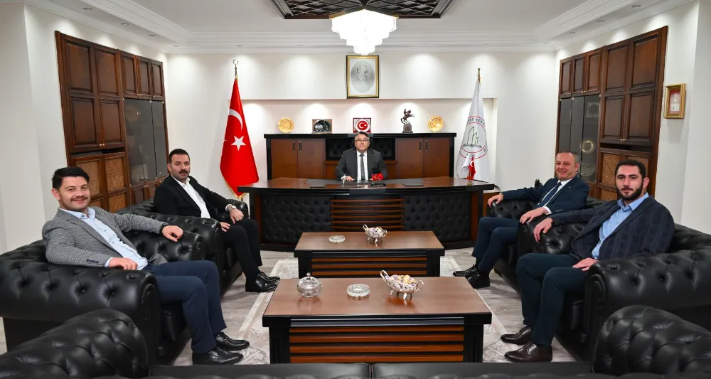 Alan ve Çağlayan’dan Rektör Özölçer’e Ziyaret