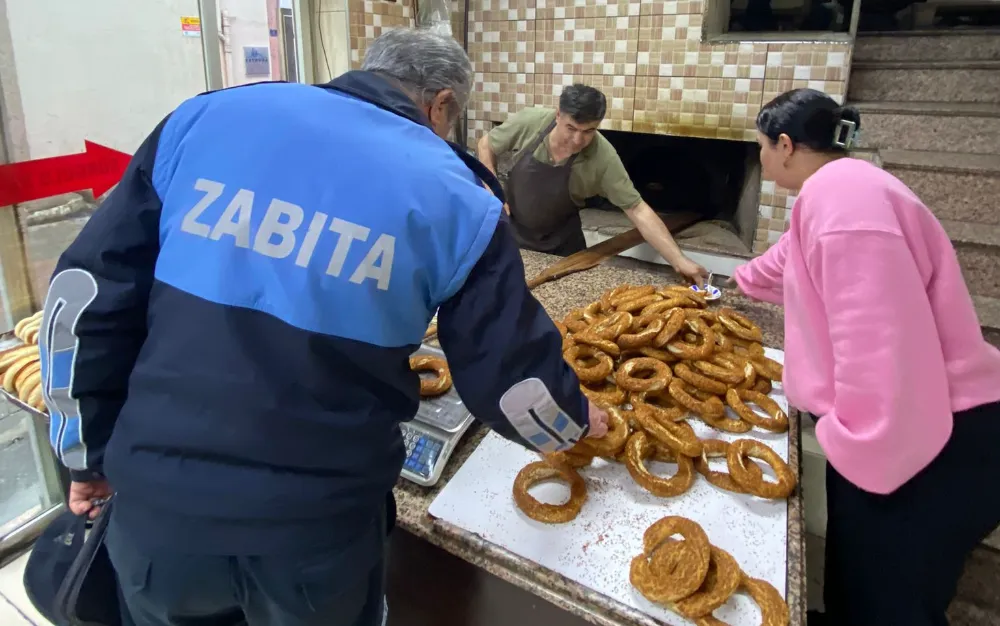 ZABITA SİMİT FIRINLARI İLE OKUL KANTİNLERİNİ DENETLEDİ
