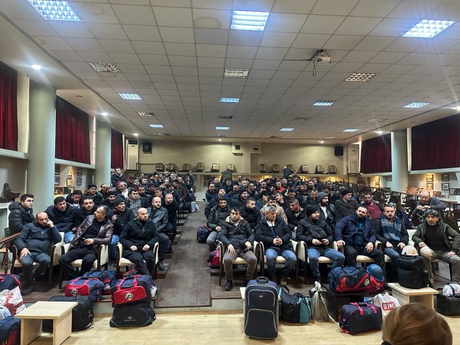 500 MADEN İŞÇİSİ DAHA DEPREM BÖLGELERİNE GİDİYOR