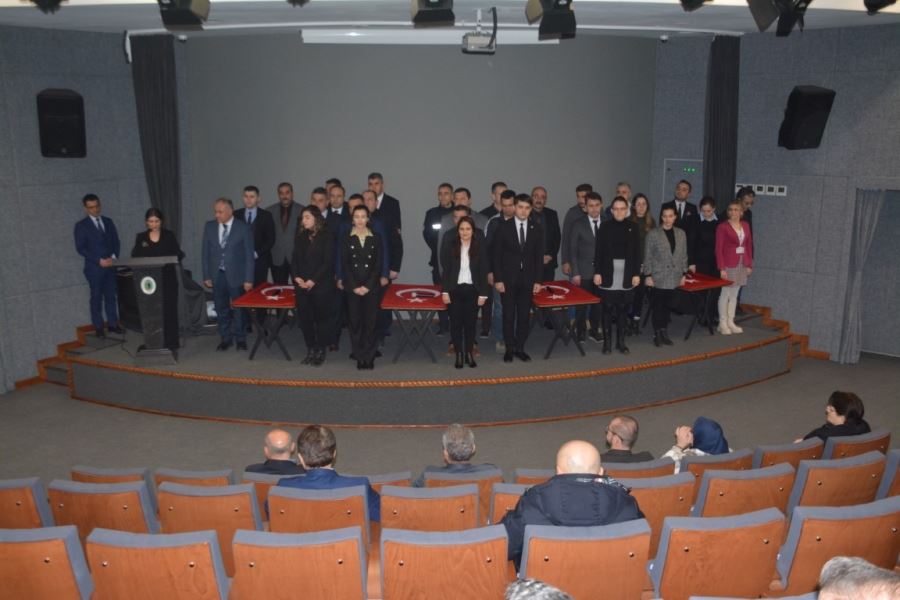 Yeni memurlar yemin etti