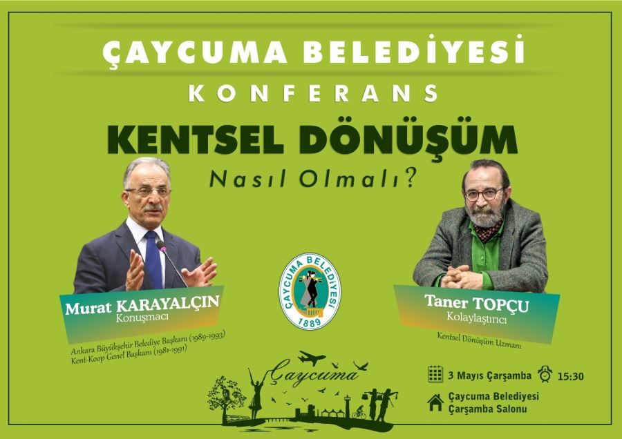 Murat Karayalçın Çaycuma’ya geliyor 