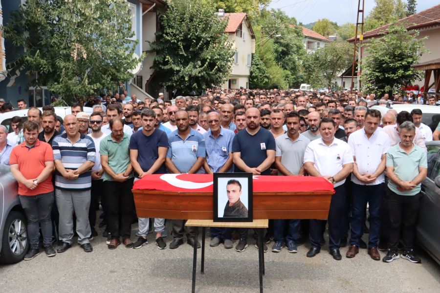Maden şehidi Karaçam için cenaze töreni düzenlendi