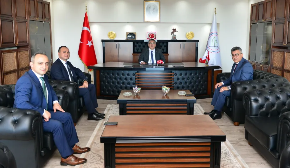 Ziraat Bankası Heyetinden Rektör Özölçer’e Ziyaret