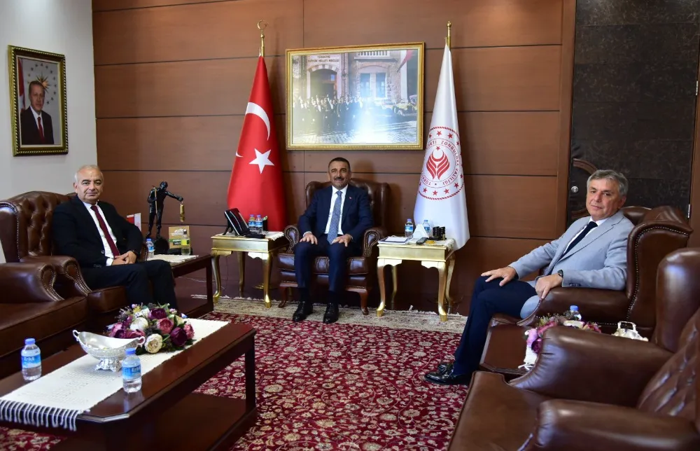 BAŞKANLAR’DAN VALİ HACIBEKTAŞOĞLU’NA ZİYARET   
