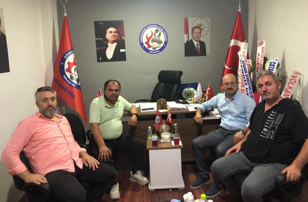 KONGREDE BAŞKAN SERDAL ACAR TEKRAR ZON-KAR-DER ZONGULDAK KARABÜK