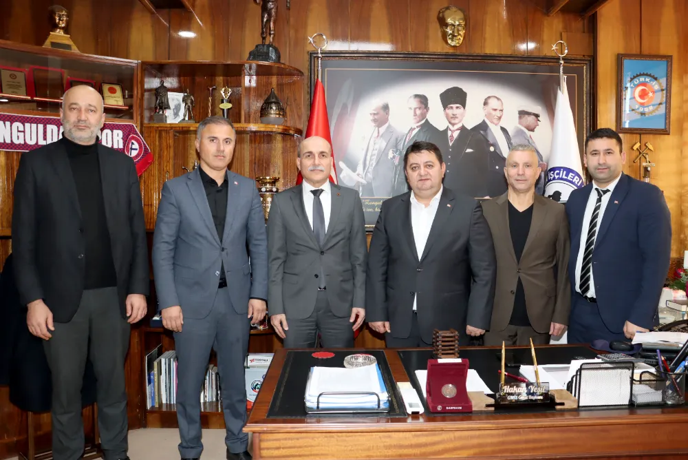 TTK GENEL MÜDÜRÜ KİRAZ, SENDİKAMIZI ZİYARET ETTİ   
