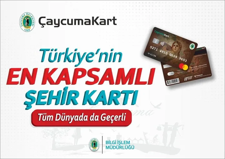 Eğitim yardımları ÇaycumaKart ‘la ödeniyor