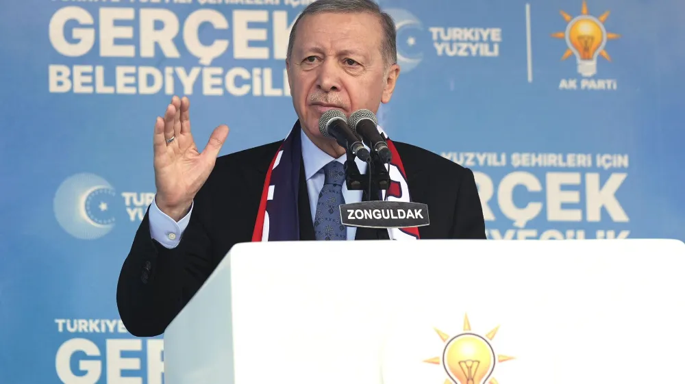 Cumhurbaşkanı Erdoğan ilk mitingini Zonguldak’ta yaptı