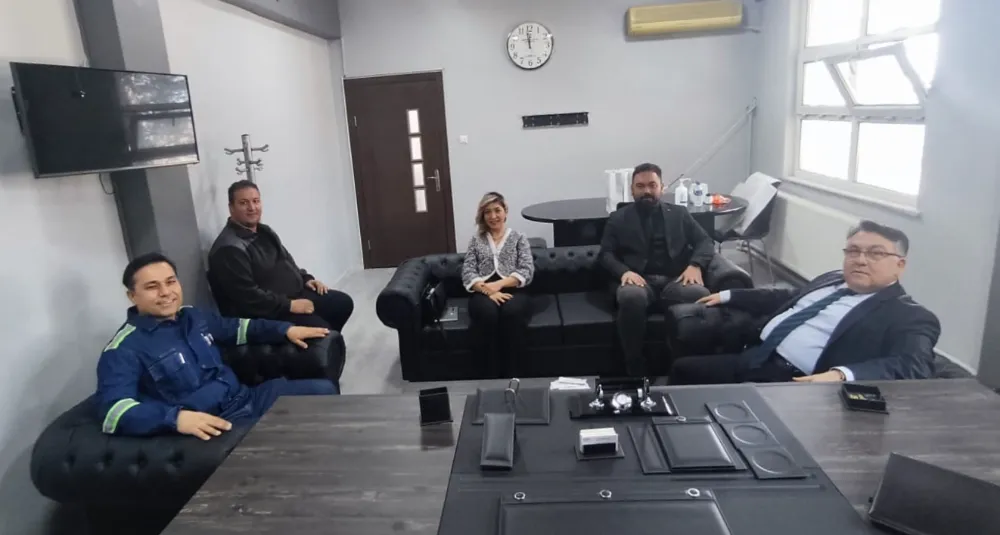 Özölçer’den ERDEMİR Mühendisler Derneği Başkanı Pehlivan’a Ziyaret