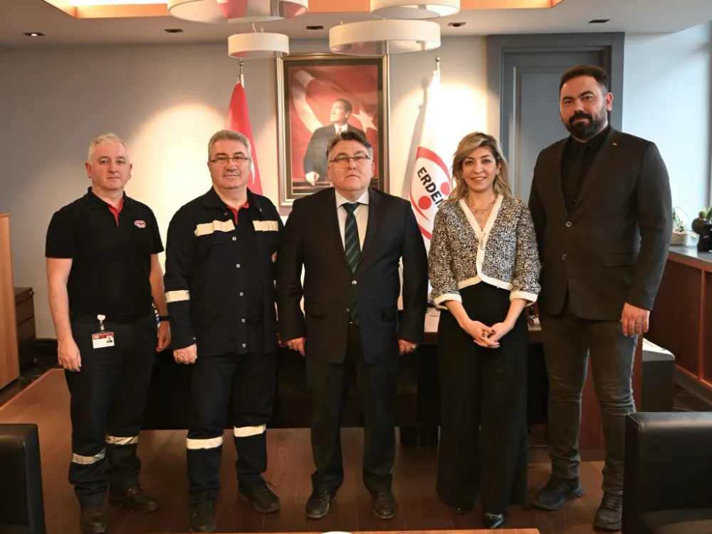 Rektör Özölçer’den ERDEMİR Genel Müdürü Peker’e Ziyaret