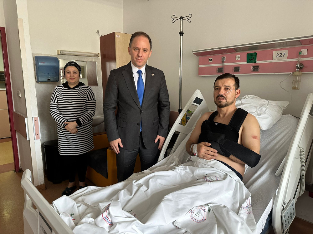 Yavuzyılmaz’dan geçmiş olsun ziyareti 