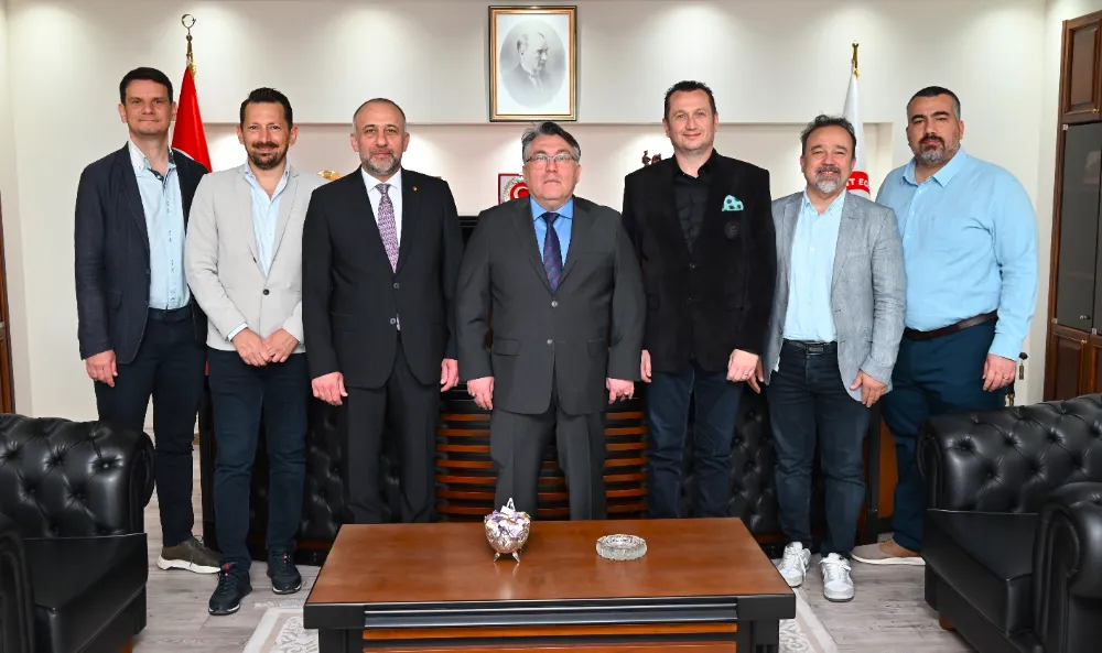 ZTSO Başkanı Demir ve Bulutistan Yönetim Kurulu Üyelerinden Rektör Özölçer’e Ziyaret