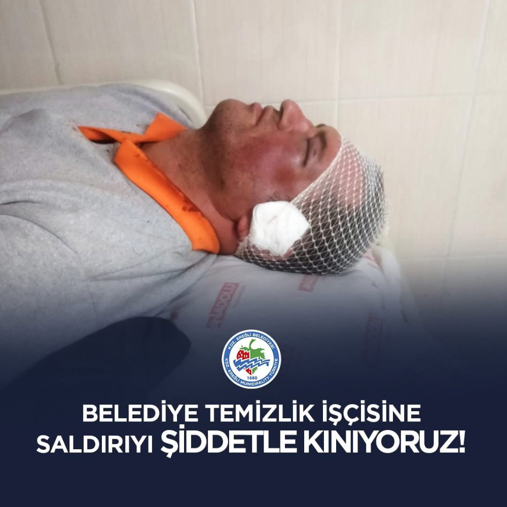 BELEDİYE TEMİZLİK İŞÇİSİNE SALDIRIYI ŞİDDETLE KINIYORUZ