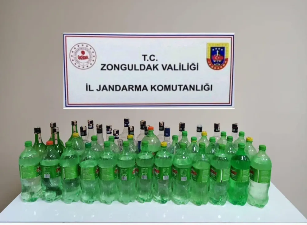 SAHTE ALKOLLER YAKALANDI