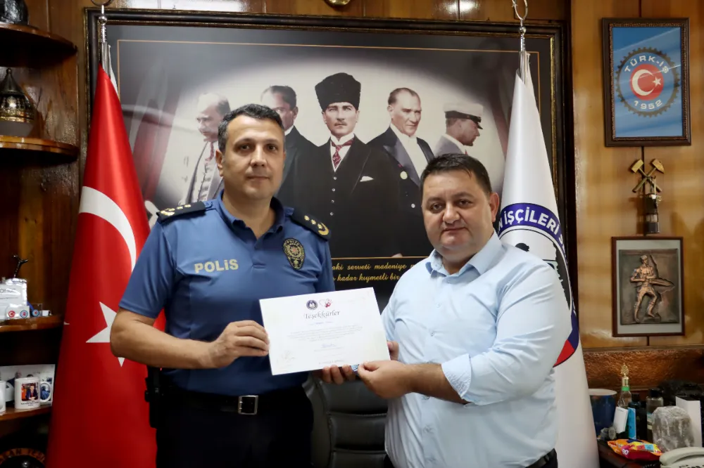 POLİS EŞLERİ DERNEĞİ’NDEN YEŞİL’E TEŞEKKÜR   