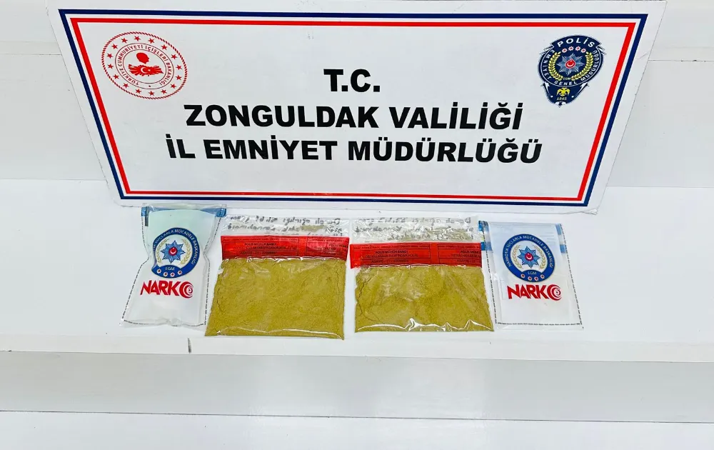 Zonguldak Emniyet Müdürlüğü İl Merkezinde Narkotik operasyonu gerçekleştirdi.